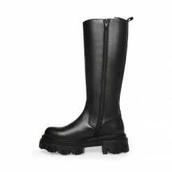 SteveMadden ESMA BLACK LEATHER