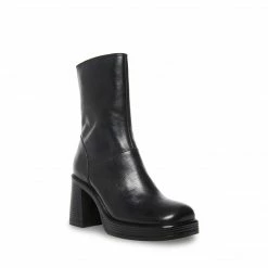 SteveMadden FANTSIE BLACK LEATHER All New