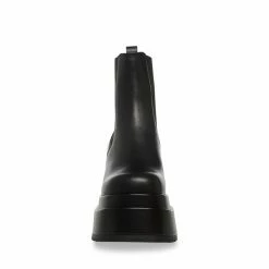 SteveMadden All New JESSE BLACK LEATHER