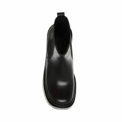 SteveMadden All New JESSE BLACK LEATHER