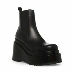 SteveMadden All New JESSE BLACK LEATHER