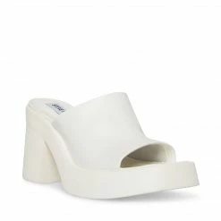 SteveMadden KANE WHITE LEATHER