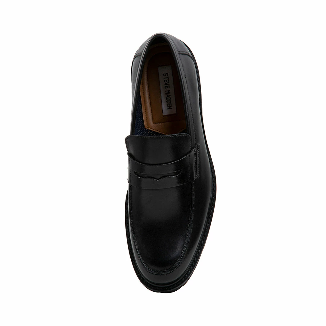 SteveMadden All New KAYVONN BLACK LEATHER