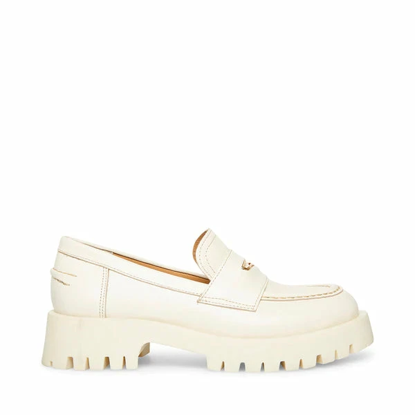SteveMadden LAWRENCE WHITE LEATHER