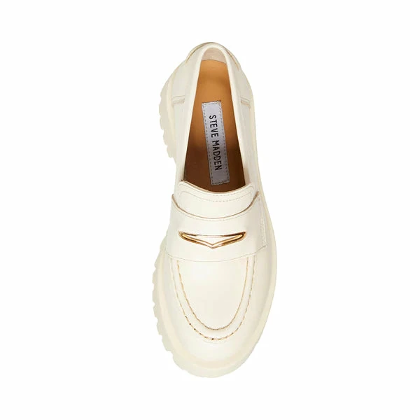 SteveMadden LAWRENCE WHITE LEATHER