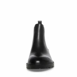 SteveMadden All New LEOPOLD BLACK LEATHER