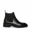 SteveMadden All New LEOPOLD BLACK LEATHER