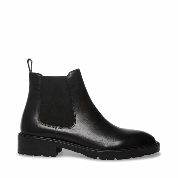 SteveMadden All New LEOPOLD BLACK LEATHER