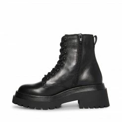 SteveMadden MALVINA BLACK LEATHER