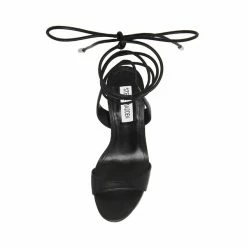 SteveMadden MICHELLE BLACK LEATHER