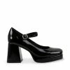 SteveMadden MINGLEE BLACK PATENT All New