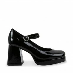 SteveMadden MINGLEE BLACK PATENT All New