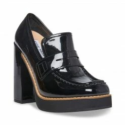 SteveMadden RANDY BLACK PATENT Super Platforms