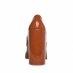 SteveMadden RANDY TAN PATENT Super Platforms