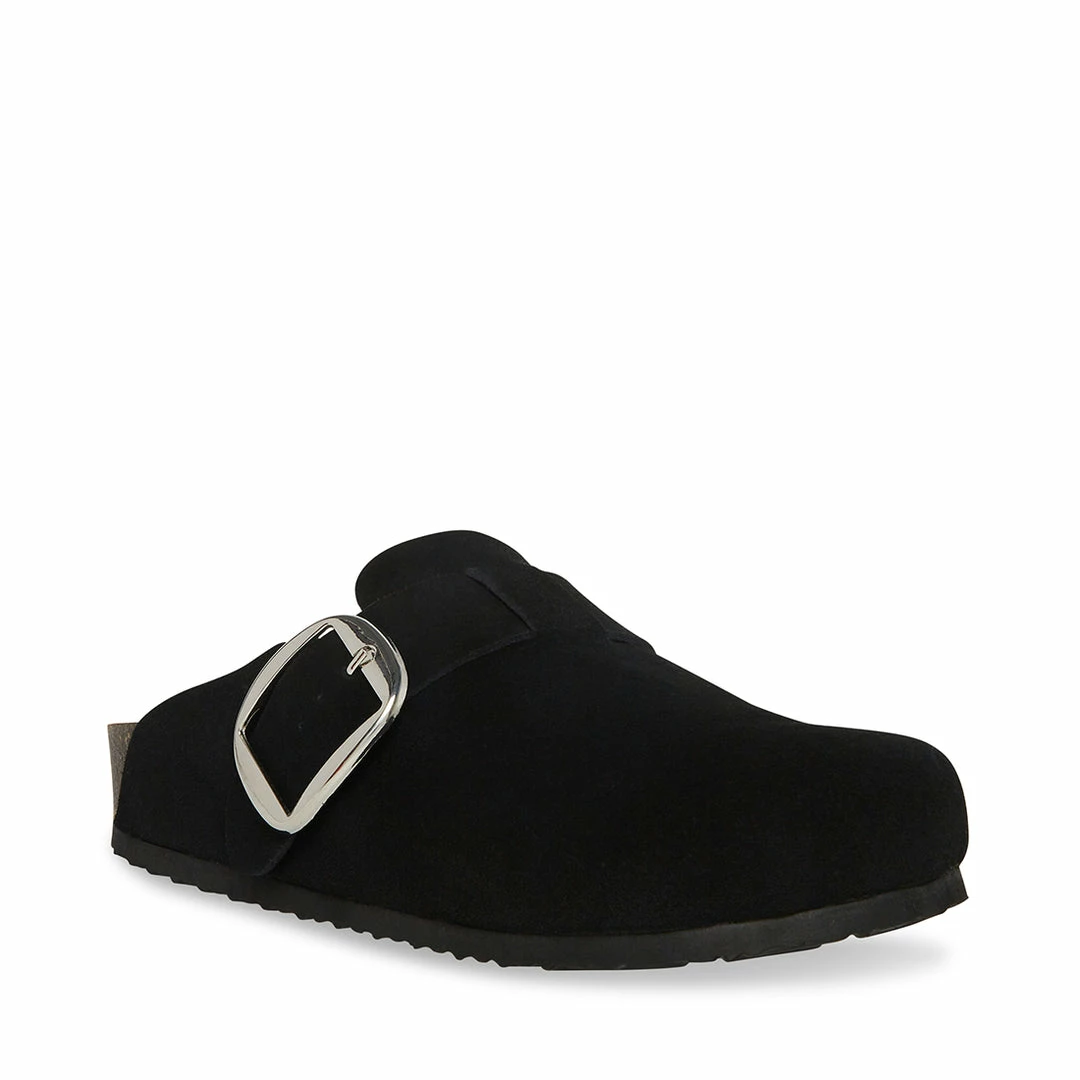 SteveMadden SOCIAL BLACK SUEDE WOMEN'S SHOES