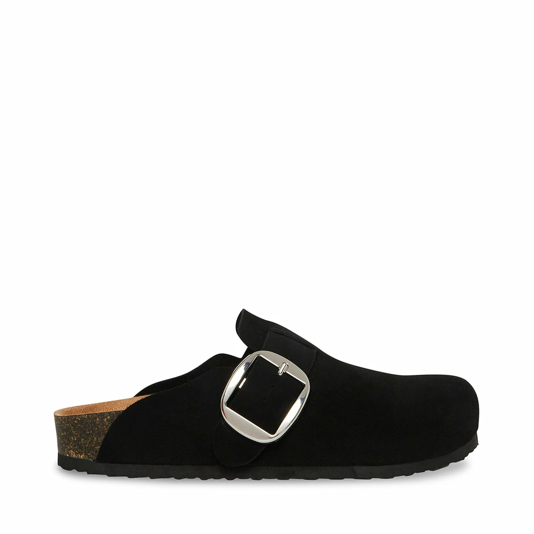 SteveMadden SOCIAL BLACK SUEDE WOMEN'S SHOES