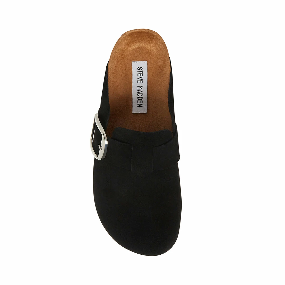 SteveMadden SOCIAL BLACK SUEDE WOMEN'S SHOES