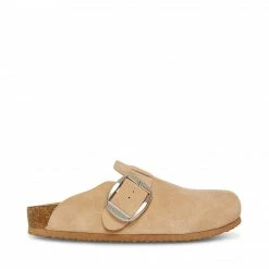 SteveMadden SOCIAL TAN SUEDE WOMEN'S SHOES