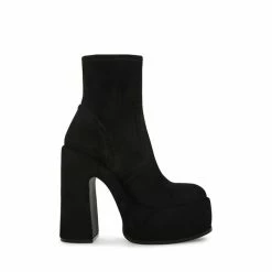 SteveMadden All New STASSIE BLACK SUEDE