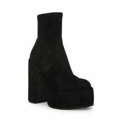 SteveMadden All New STASSIE BLACK SUEDE