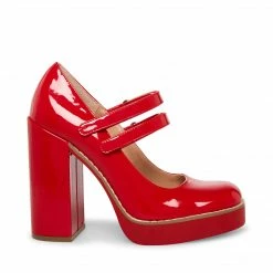 SteveMadden All New TWICE RED PATENT
