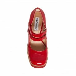 SteveMadden All New TWICE RED PATENT