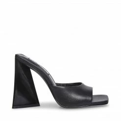 SteveMadden TWISTS BLACK LEATHER All New