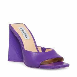 SteveMadden TWISTS PURPLE LEATHER