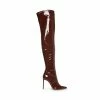 SteveMadden VAVA BROWN PATENT The Wedding Edit