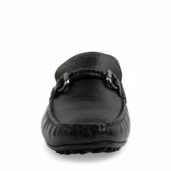 SteveMadden YULL BLACK LEATHER MEN'S SHOES