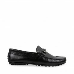 SteveMadden YULL BLACK LEATHER MEN'S SHOES