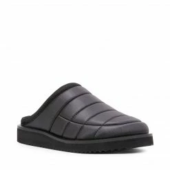 SteveMadden PSLIDE BLACK FABRIC