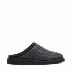 SteveMadden PSLIDE BLACK FABRIC