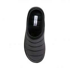 SteveMadden PSLIDE BLACK FABRIC