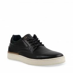 SteveMadden BEAMON BLACK LEATHER MEN'S SHOES