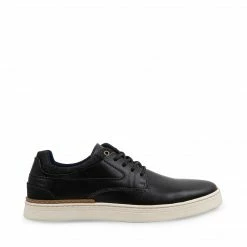 SteveMadden BEAMON BLACK LEATHER MEN'S SHOES