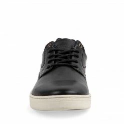 SteveMadden BEAMON BLACK LEATHER MEN'S SHOES