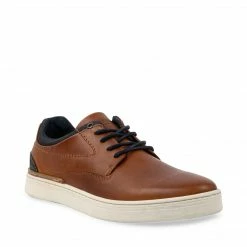 SteveMadden MEN'S SHOES BEAMON TAN LEATHER