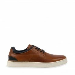SteveMadden MEN'S SHOES BEAMON TAN LEATHER