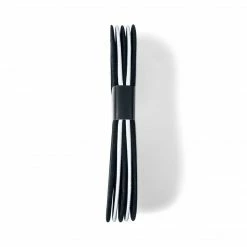 SteveMadden Socks & Shoe Care 5PK WOMEN'S BLACK/WHITE FOOTIE SOCKS