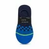 SteveMadden 5PK MEN'S BLUE MULTI SNEAKER SOCKS MEN'S SHOES