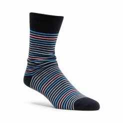 SteveMadden 5PK MEN'S BLUE MULTI SOCKS