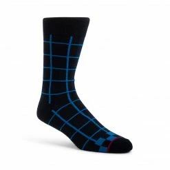 SteveMadden 5PK MEN'S BLUE MULTI SOCKS MEN'S SHOES