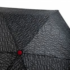 SteveMadden All New BLACK LOGO UMBRELLA