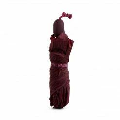 SteveMadden All New BURGUNDY LOGO UMBRELLA