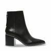 SteveMadden AQUARIUS BLACK LEATHER