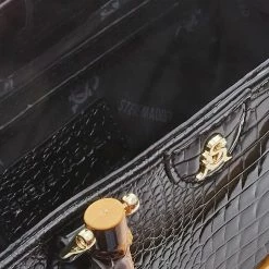 SteveMadden BFABS BLACK EXOTIC All New