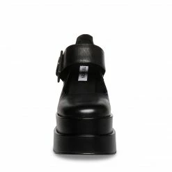 SteveMadden CARLY BLACK LEATHER