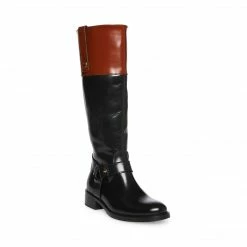 SteveMadden CHALET BLACK MULTI LEATHER The Western Edit