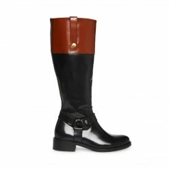 SteveMadden CHALET BLACK MULTI LEATHER The Western Edit